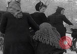 Image of German civilians fleeing Aachen Germany, 1945, second 57 stock footage video 65675080482