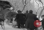 Image of German civilians fleeing Aachen Germany, 1945, second 61 stock footage video 65675080482