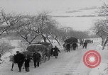 Image of German refugees fleeing frontline Aachen Germany, 1945, second 19 stock footage video 65675080483