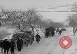 Image of German refugees fleeing frontline Aachen Germany, 1945, second 21 stock footage video 65675080483