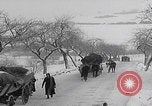 Image of German refugees fleeing frontline Aachen Germany, 1945, second 27 stock footage video 65675080483