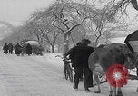 Image of German refugees fleeing frontline Aachen Germany, 1945, second 59 stock footage video 65675080483