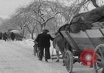Image of German refugees fleeing frontline Aachen Germany, 1945, second 61 stock footage video 65675080483