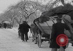 Image of German refugees fleeing frontline Aachen Germany, 1945, second 62 stock footage video 65675080483