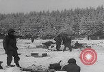 Image of 101st Airborne soldier foxholes Bastogne Belgium, 1945, second 13 stock footage video 65675080484