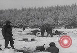 Image of 101st Airborne soldier foxholes Bastogne Belgium, 1945, second 14 stock footage video 65675080484