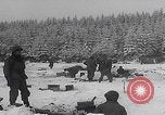 Image of 101st Airborne soldier foxholes Bastogne Belgium, 1945, second 15 stock footage video 65675080484