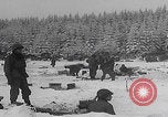 Image of 101st Airborne soldier foxholes Bastogne Belgium, 1945, second 16 stock footage video 65675080484