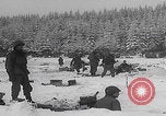 Image of 101st Airborne soldier foxholes Bastogne Belgium, 1945, second 21 stock footage video 65675080484