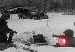 Image of 101st Airborne soldier foxholes Bastogne Belgium, 1945, second 22 stock footage video 65675080484