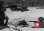 Image of 101st Airborne soldier foxholes Bastogne Belgium, 1945, second 23 stock footage video 65675080484