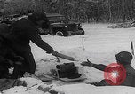 Image of 101st Airborne soldier foxholes Bastogne Belgium, 1945, second 24 stock footage video 65675080484