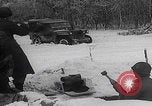 Image of 101st Airborne soldier foxholes Bastogne Belgium, 1945, second 29 stock footage video 65675080484