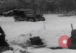 Image of 101st Airborne soldier foxholes Bastogne Belgium, 1945, second 31 stock footage video 65675080484