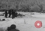 Image of 101st Airborne soldier foxholes Bastogne Belgium, 1945, second 39 stock footage video 65675080484