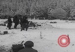 Image of 101st Airborne soldier foxholes Bastogne Belgium, 1945, second 40 stock footage video 65675080484