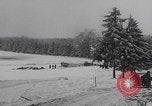 Image of 101st Airborne soldier foxholes Bastogne Belgium, 1945, second 46 stock footage video 65675080484