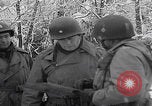 Image of 101st Airborne marching in snow Bastogne Belgium, 1945, second 45 stock footage video 65675080486