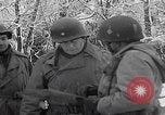 Image of 101st Airborne marching in snow Bastogne Belgium, 1945, second 46 stock footage video 65675080486