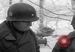 Image of 101st Airborne marching in snow Bastogne Belgium, 1945, second 47 stock footage video 65675080486