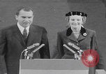 Image of Richard Nixon speech San Francisco California USA, 1956, second 1 stock footage video 65675080492