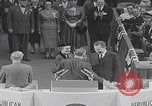 Image of Richard Nixon speech San Francisco California USA, 1956, second 35 stock footage video 65675080492