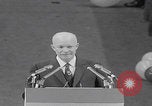 Image of President Eisenhower acceptance speech San Francisco California USA, 1956, second 20 stock footage video 65675080494