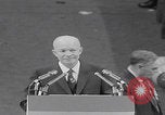 Image of President Eisenhower acceptance speech San Francisco California USA, 1956, second 22 stock footage video 65675080494