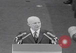Image of President Eisenhower acceptance speech San Francisco California USA, 1956, second 23 stock footage video 65675080494