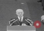Image of President Eisenhower acceptance speech San Francisco California USA, 1956, second 27 stock footage video 65675080494