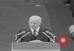 Image of President Eisenhower acceptance speech San Francisco California USA, 1956, second 28 stock footage video 65675080494