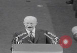 Image of President Eisenhower acceptance speech San Francisco California USA, 1956, second 40 stock footage video 65675080494