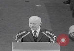 Image of President Eisenhower acceptance speech San Francisco California USA, 1956, second 56 stock footage video 65675080494