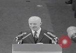 Image of President Eisenhower acceptance speech San Francisco California USA, 1956, second 59 stock footage video 65675080494