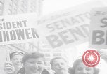 Image of Senator Bender campaign speech Cleveland Ohio USA, 1956, second 8 stock footage video 65675080495
