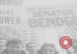 Image of Senator Bender campaign speech Cleveland Ohio USA, 1956, second 9 stock footage video 65675080495