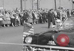 Image of President Eisenhower motorcade Cleveland Ohio USA, 1956, second 8 stock footage video 65675080496