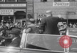 Image of President Eisenhower motorcade Cleveland Ohio USA, 1956, second 12 stock footage video 65675080496