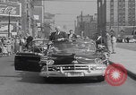 Image of President Eisenhower motorcade Cleveland Ohio USA, 1956, second 22 stock footage video 65675080496