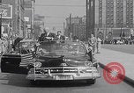 Image of President Eisenhower motorcade Cleveland Ohio USA, 1956, second 23 stock footage video 65675080496