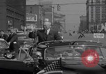 Image of President Eisenhower motorcade Cleveland Ohio USA, 1956, second 25 stock footage video 65675080496