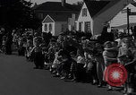 Image of President Eisenhower motorcade Cleveland Ohio USA, 1956, second 39 stock footage video 65675080496