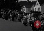 Image of President Eisenhower motorcade Cleveland Ohio USA, 1956, second 40 stock footage video 65675080496