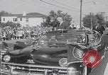Image of President Eisenhower motorcade Cleveland Ohio USA, 1956, second 45 stock footage video 65675080496
