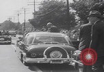 Image of President Eisenhower motorcade Cleveland Ohio USA, 1956, second 52 stock footage video 65675080496