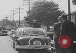 Image of President Eisenhower motorcade Cleveland Ohio USA, 1956, second 54 stock footage video 65675080496