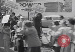 Image of President Eisenhower motorcade Cleveland Ohio USA, 1956, second 57 stock footage video 65675080496