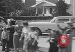 Image of President Eisenhower motorcade Cleveland Ohio USA, 1956, second 59 stock footage video 65675080496