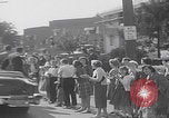 Image of President Eisenhower motorcade Cleveland Ohio USA, 1956, second 60 stock footage video 65675080496