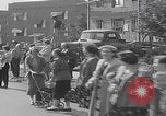Image of President Eisenhower motorcade Cleveland Ohio USA, 1956, second 62 stock footage video 65675080496